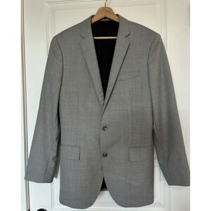 J.Crew Ludlow 100% Italian Wool Loro Piana Mens Blazer Size 40R Gray suit jacket